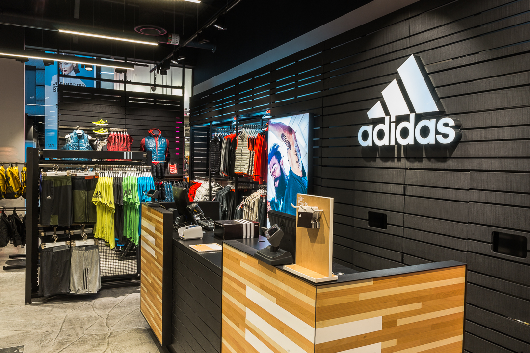 adidas store in the mall